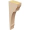 Ekena Millwork 2"W x 4"D x 12"H Thin Hughes Rough Cedar Woodgrain TimberThane Corbel, Primed Tan CORUR02X04X12HUGRCPR - alternate 4